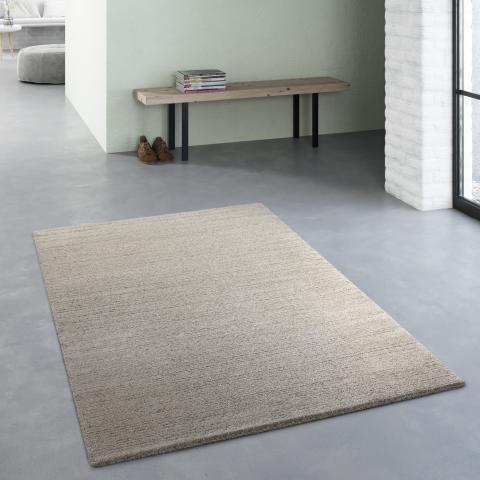 Tapis uni GLACIA 1 Beige