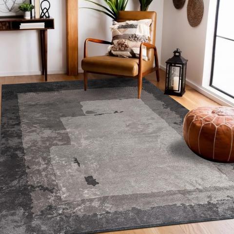 Tapis kilim TRIGREY Gris