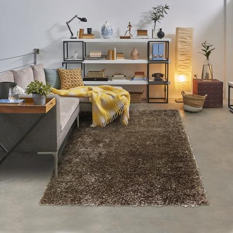 Tapis à poils longs COLMOR Marron
