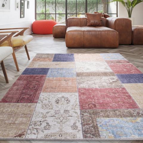 Tapis formes géométriques VIVACE 9 Multicolore