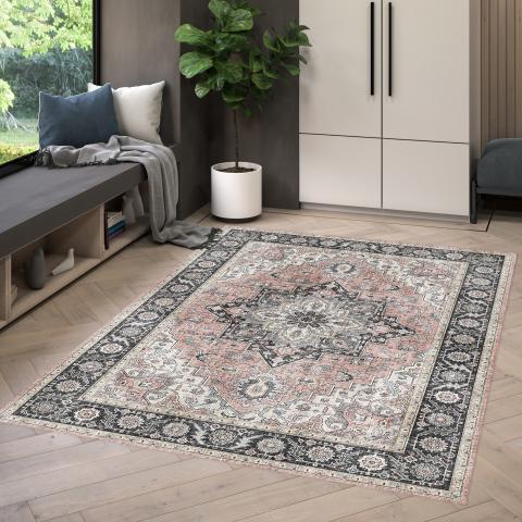 Tapis d'Orient VIVACE 3 Rose