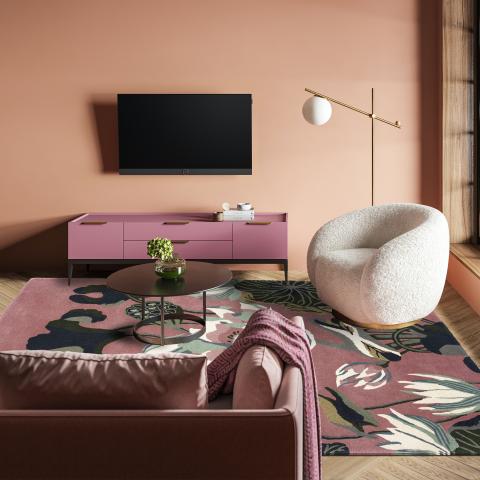 Tapis moderne WATERLILY Rose