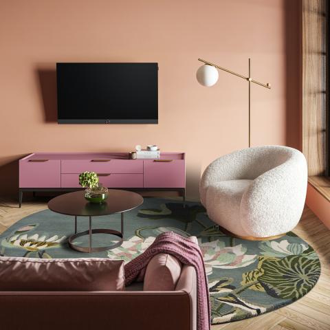 Tapis rond WATERLILY Vert