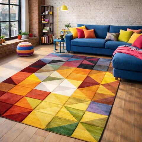 Tapis 40x60 cm LYN8 MARIX Multicolore