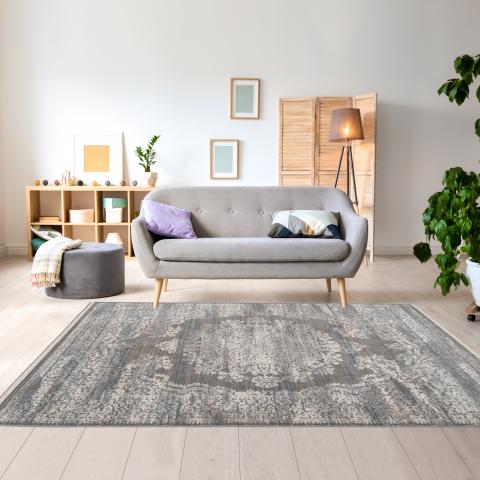 Tapis d'escalier intérieur MEDALLIA Gris