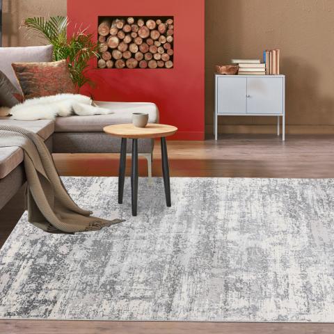 Tapis en polyester BERLO Argent