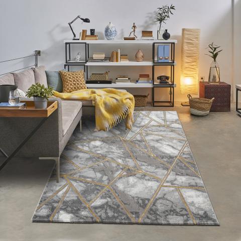 Tapis de couloir long ERZU Or