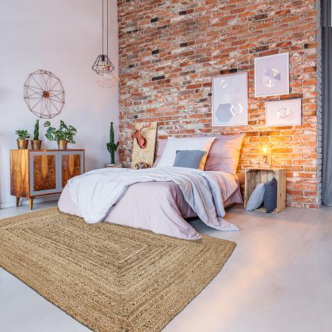 Tapis antidérapant JUTURE Beige