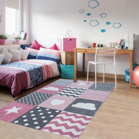 Tapis rose KID HEART Rose