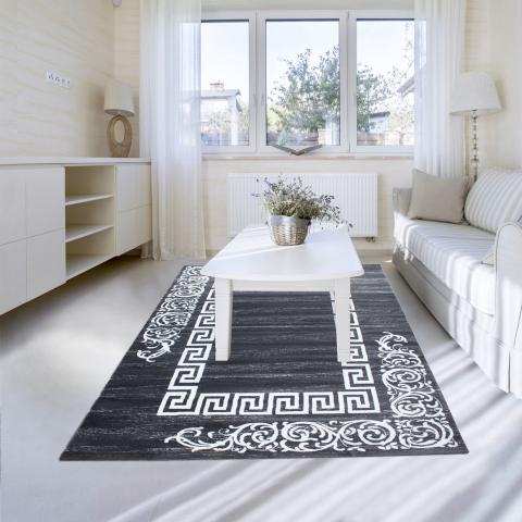 Tapis de couloir FLORINI Gris