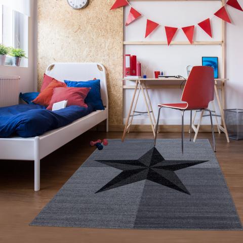 Tapis de couloir SAPUR Gris