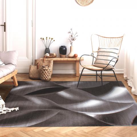 Tapis formes géométriques SUPUR Marron