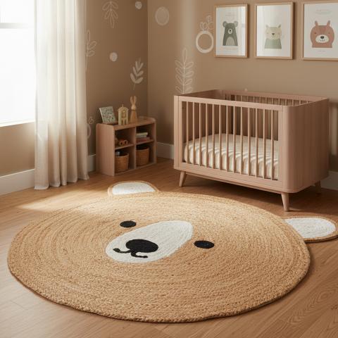 Tapis pour enfant JUTEBEAR Beige