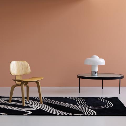 Tapis formes géométriques DEFLOW Noir