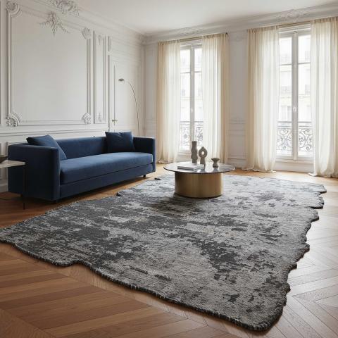 Tapis chinés LYN17 ADA Marron