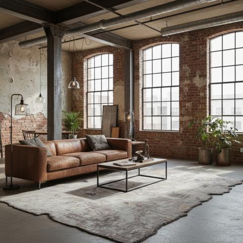 Tapis chinés LYN17 ADA Gris