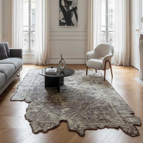 Tapis kilim LYN17 AGA Vert
