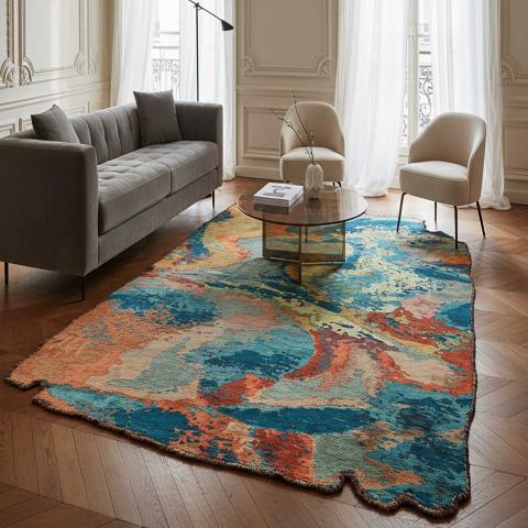 Tapis kilim LYN17 AJA Multicolore