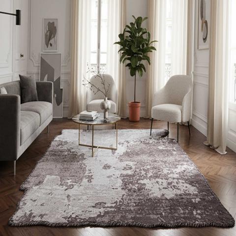 Tapis kilim LYN17 ALA B Marron