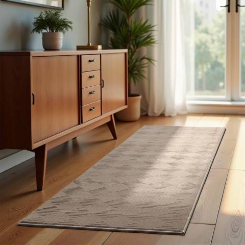 Tapis formes géométriques TOURMALINE Beige