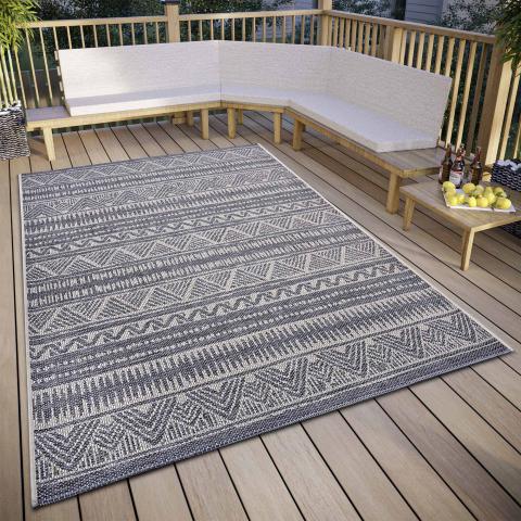 Tapis kilim LOTO Gris