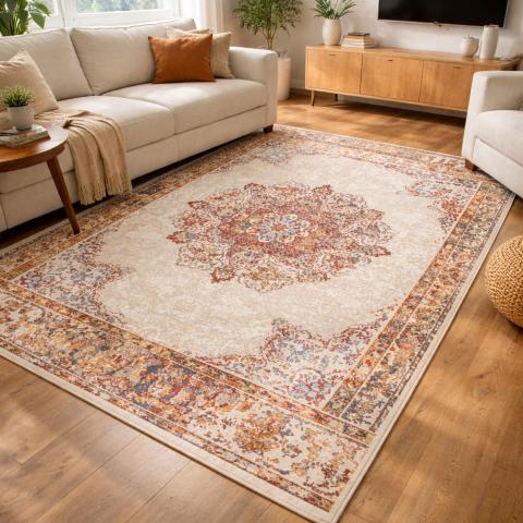 Tapis d'Orient MADERNO Crème