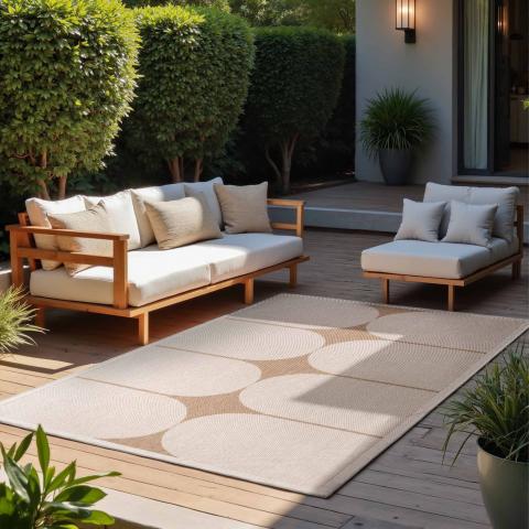 Tapis kilim SVENTI Beige