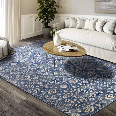 Tapis d'Orient ERNEST Bleu