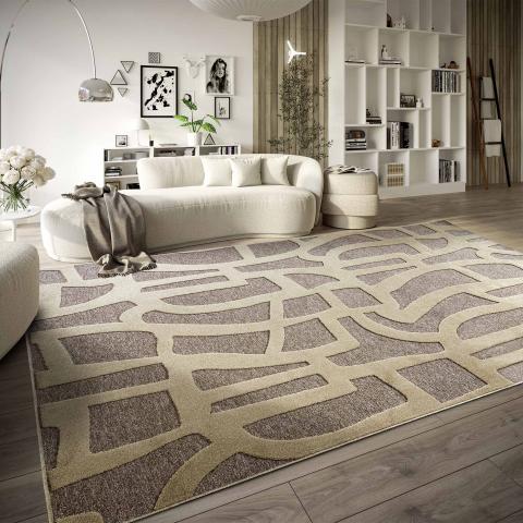 Tapis kilim THERESE Beige