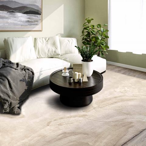 Tapis moderne LEON Crème