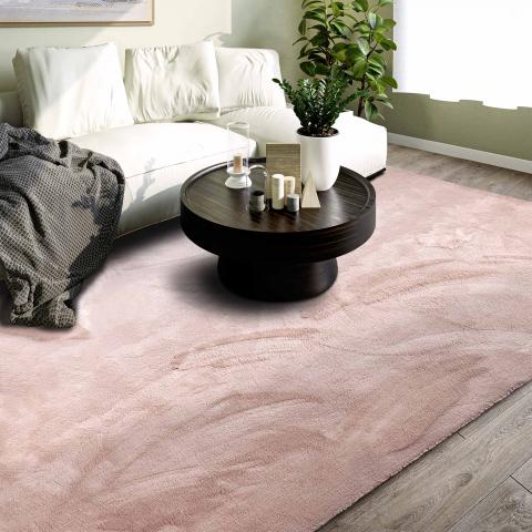 Tapis moderne LEON Rose
