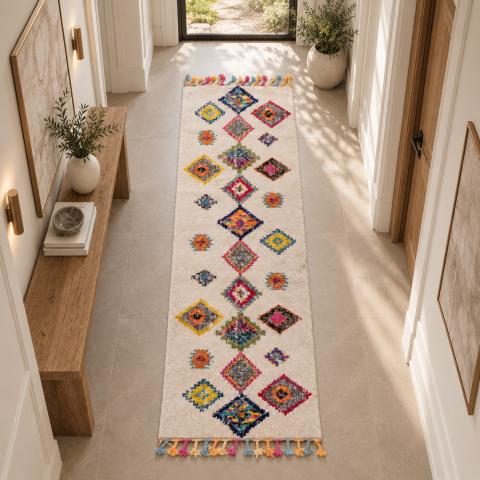 Tapis Berbère LYN5 OURIKA K Crème