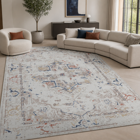 Tapis d'Orient LYN55 SAMARA Crème