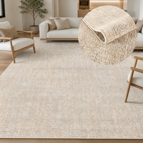 Tapis chinés DUCCA Crème