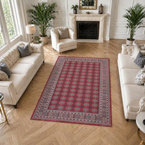 Tapis premier prix LYN11 RUBIS Rouge