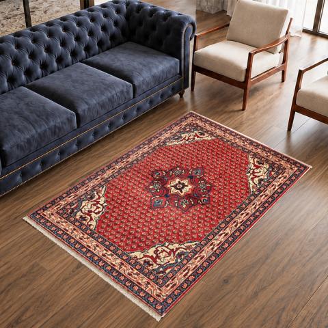 Tapis d'Orient HAMADAN 6 Rouge