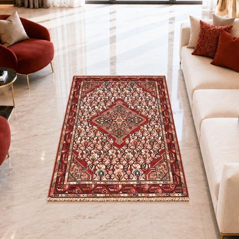 Tapis naturel HAMADAN 11 Rouge