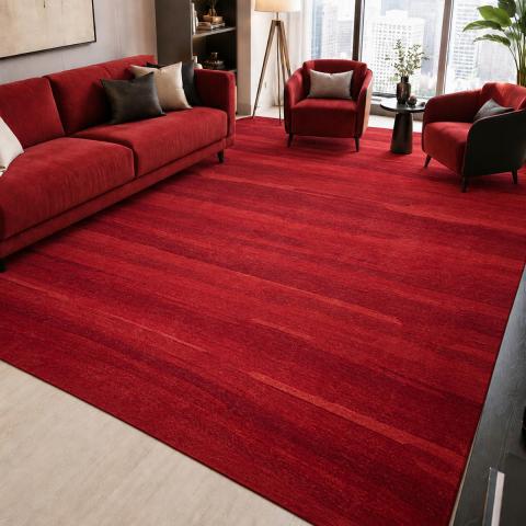 Tapis kilim KELIM KU Rouge
