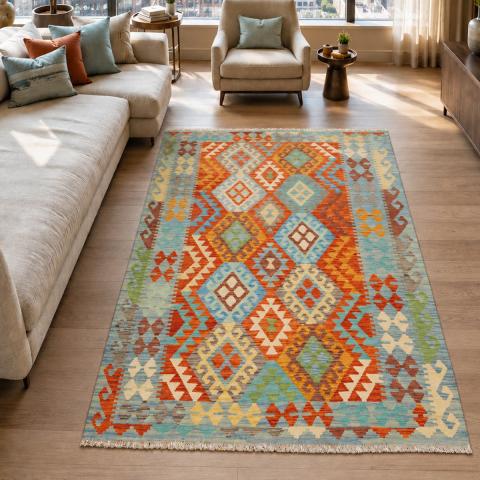 Tapis kilim KILIM 1 Multicolore
