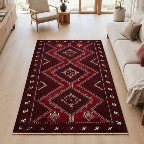 Tapis d'Orient LORI 1 Rouge