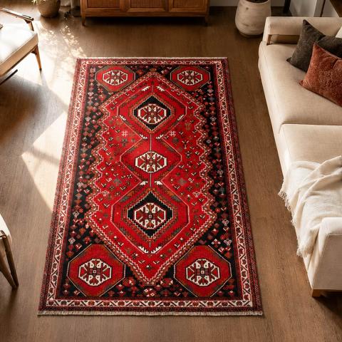 Tapis d'Orient SHIRAZ A Rouge