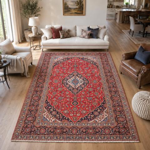 Tapis naturel ARDAKAN 4 Rouge