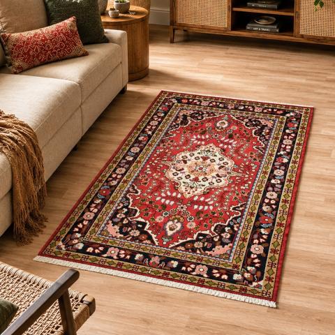 Tapis de chambre HAMADAN 16 Rouge