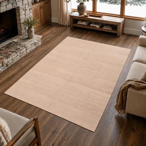 Tapis chinés KELIM KU 1 Beige