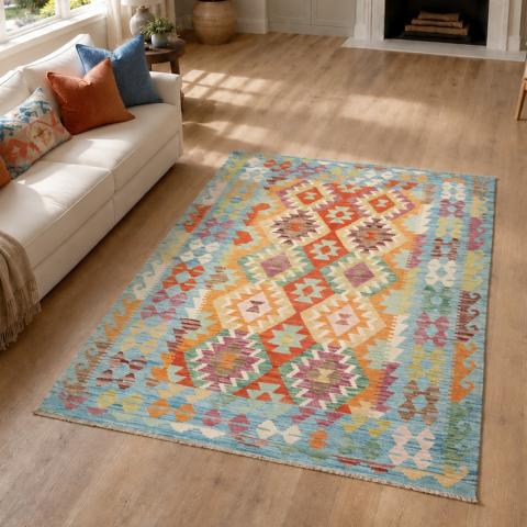 Tapis kilim KILIM 25 Multicolore