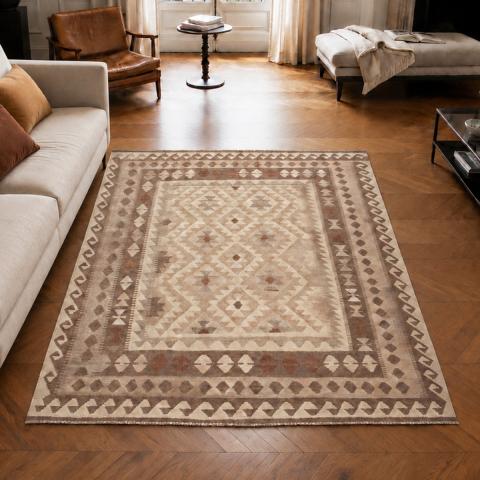 Tapis kilim KILIM 26 Beige