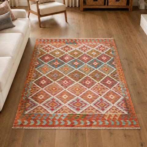 Tapis kilim KILIM 29 Multicolore