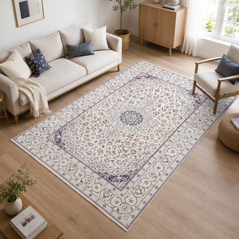 Tapis naturel NAIN 9LA 35 Crème