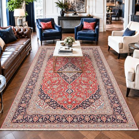 Tapis d'Orient ARDAKAN 6 Rouge