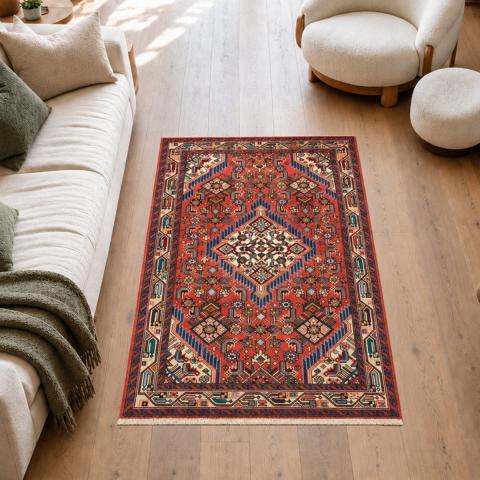 Tapis d'Orient HAMADAN 25 Rouge